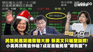 【立院萊豬特報】 萊豬表決3綠委棄權造反 綠大老預言蔡.蘇2021將烽火遍地! 少康戰情室 20201224