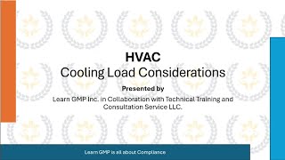 HVAC Cooling Load Considerations