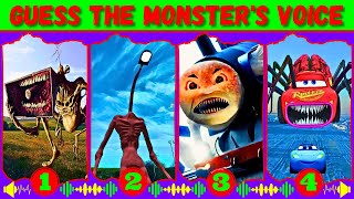 Guess Monster Voice MegaHorn, Light Head, Spider Thomas, McQueen Eater Coffin Dance