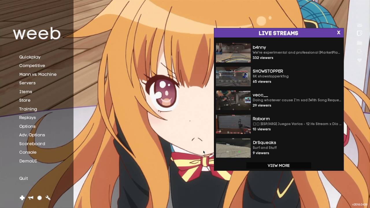 tf2 weeb HUD (modified ahud) (music is part of hud) - YouTube