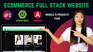Angular E commerce Full Stack Website With Admin Panel & Spring Boot | Create Module & Product page