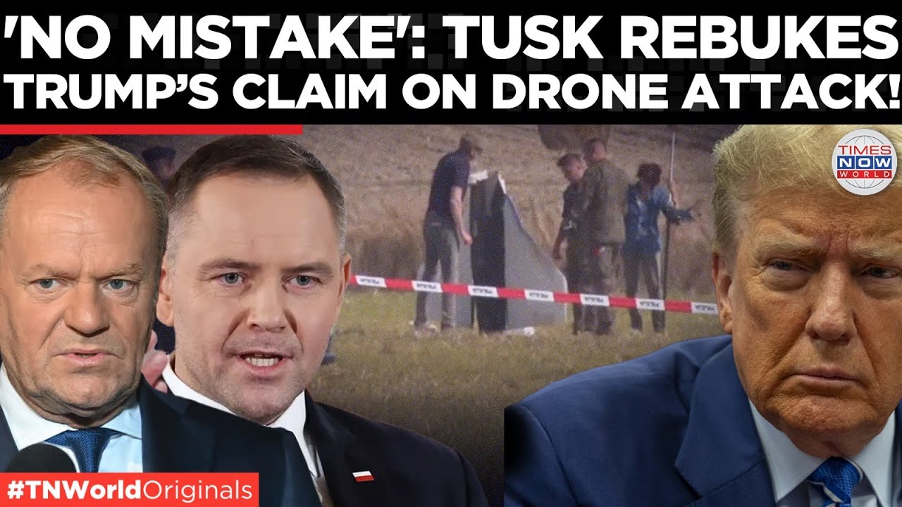 Poland V/S Trump: Warsaw Slams Trump’s ‘Mistake’ Claim on Russian Drone Attack! | Times Now World