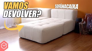 Comprei o TÃO FALADO SOFÁ NA CAIXA!! COMPACTO e MODULAR!! VALEU A PENA?