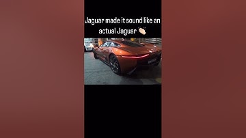 Jaguar made it sound like an actual Jaguar🐆#ytshorts #shortsfeed #viral#viralshorts #car #automobile