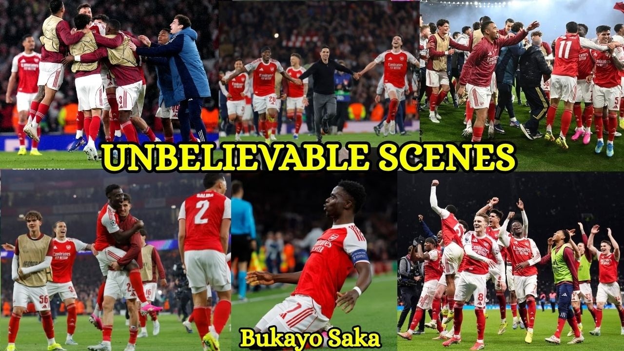 🔥THIS IS WHAT IT MEANS: Arsenal Players ERUPT in CELEBRATION After Reaching UCL Final