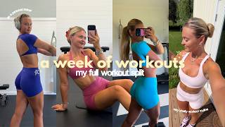 MY 5 DAY GYM SPLIT | my current workout routine as a Personal Trainer