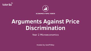 Price Discrimination - Arguments Against