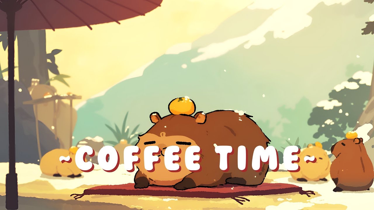 Capybara Lofi Collection - Relaxing Beats to Study/Sleep/Chill ~ Calm Energy ~ 🎵 💫