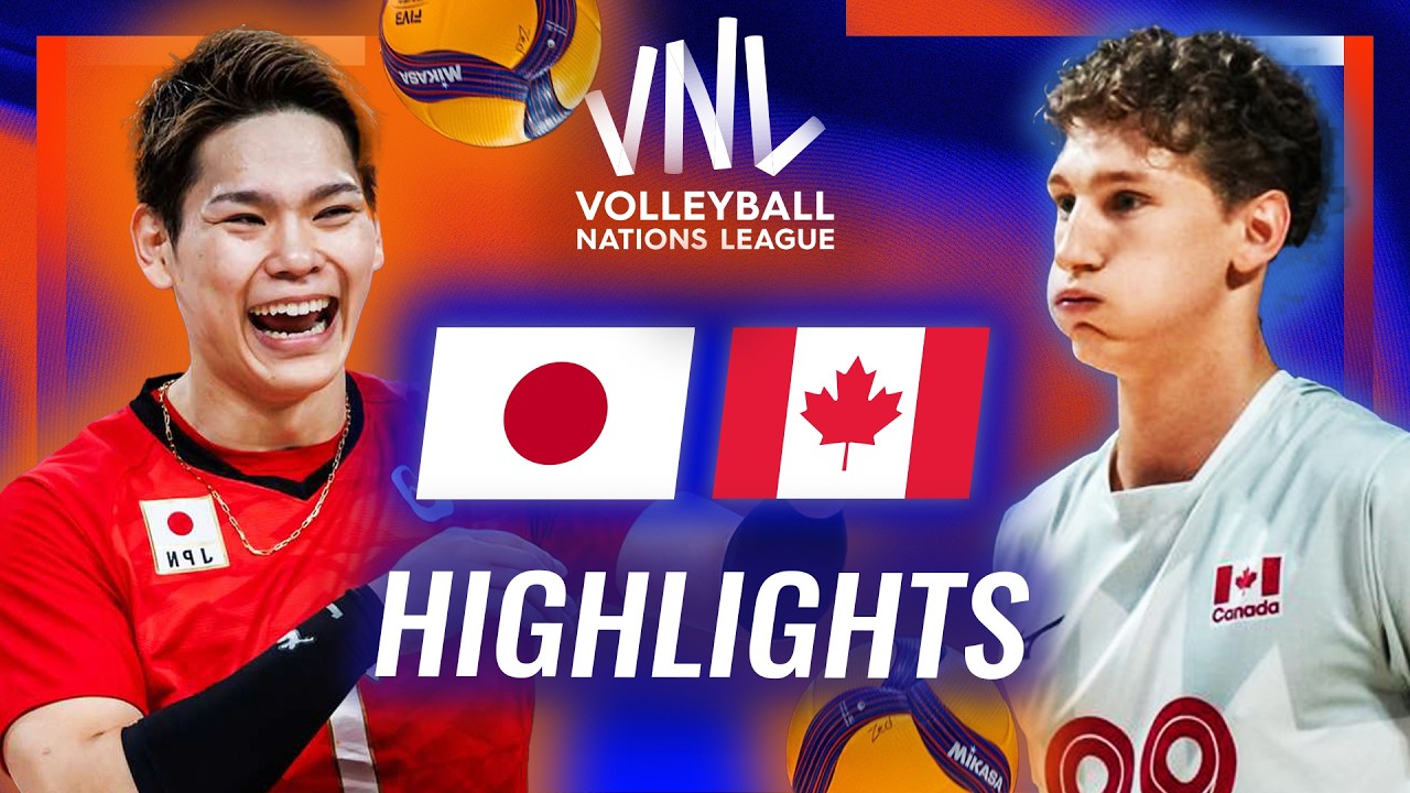 Japan 🇯🇵 vs. Canada 🇨🇦 - Highlights | Week 3 | Men's VNL 2026