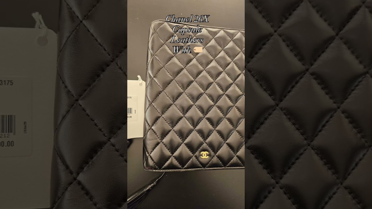 CHANEL♡手帳 Chanel 26X Holiday Capsule - Leather Pieces with Prices on Tags
