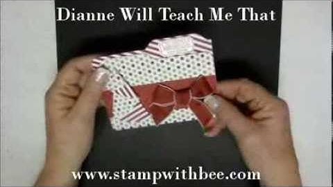 "Dianne Will Teach Me That" File Folder Christmas Card Video