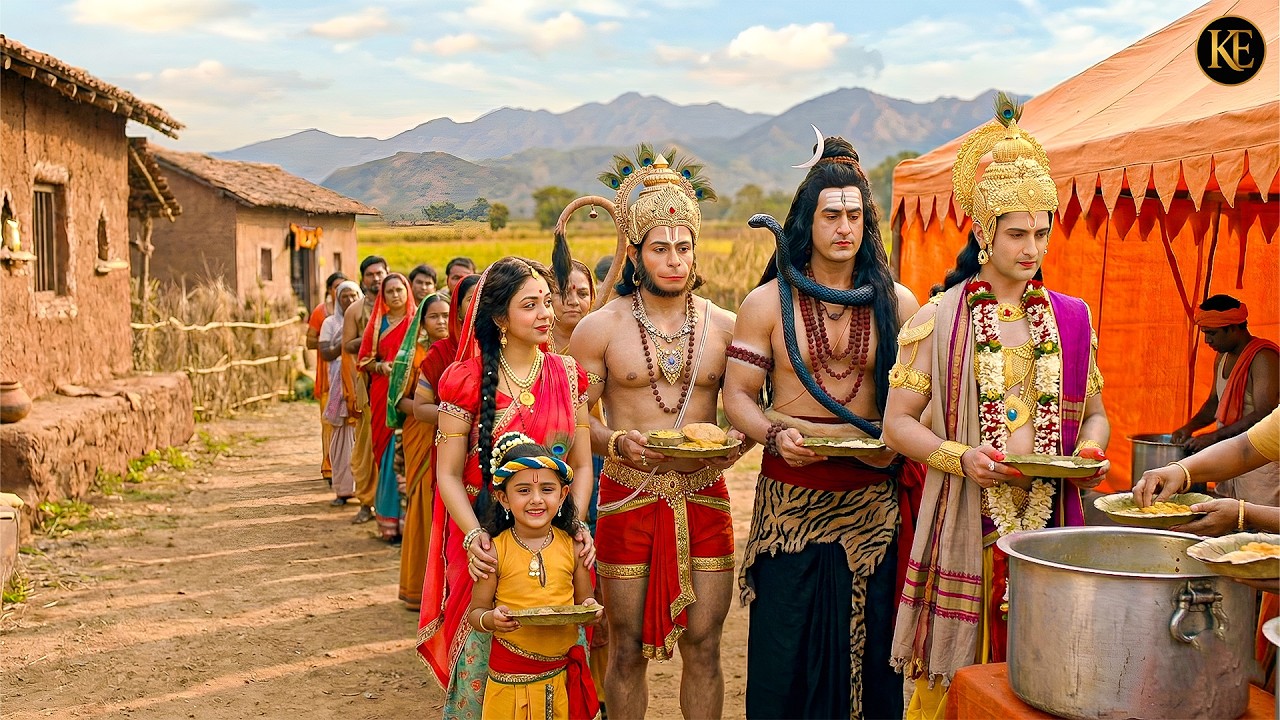 गोकुल के भंडारे में सभी देवताओं की लंबी लाइन! || यशोमती मईया के नंदलाला || Krishan leela