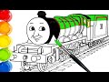 Howtodraw henry the green engine in thomas  friends  drawing and coloring pages  tim tim tv