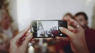 FREE CINEMATIC STOCK FOOTAGE - Family Dinner Photo HD- life light reel