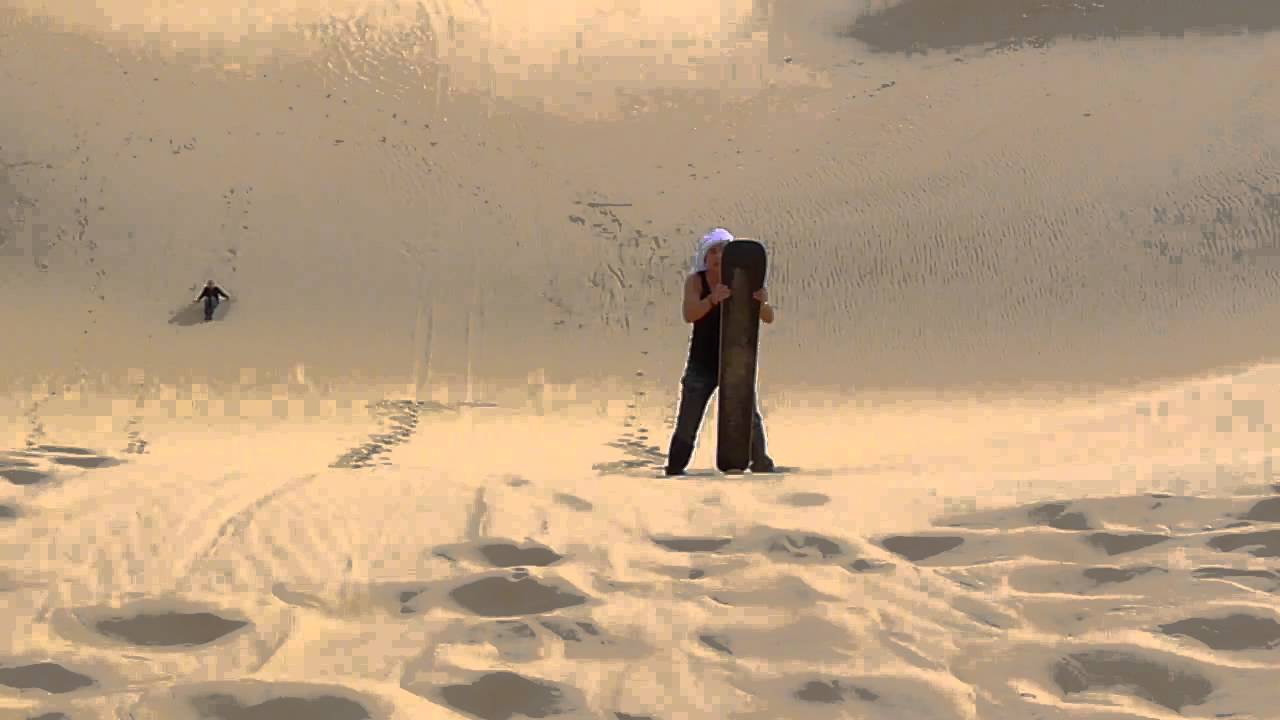 Siwa sandboard - Climbing up !!!（爬上來整個累死我）