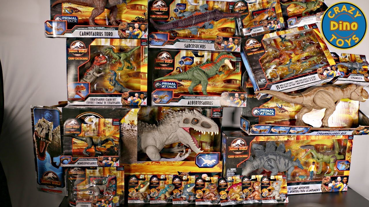 Mattel Jurassic World Camp Cretaceous Toys