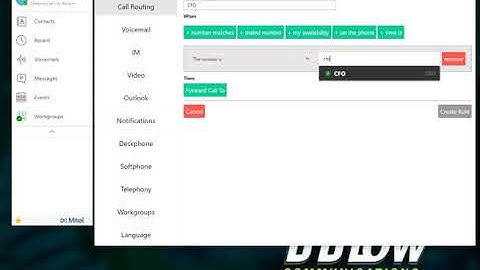 Power Routing | Mitel MiVoice Connect Client