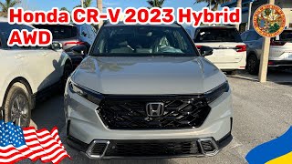Cars and Prices, Honda CR-V 2023 Hybrid AWD, обзор и цена в США