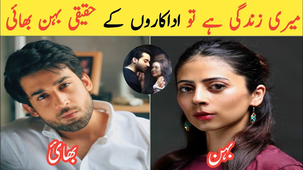 Meri Zindagi Hai Tu Episode 27 Actors Real Life Brother & Sister#haniaaamir#bilalabbaskha