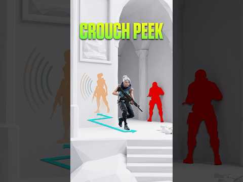 Crouch Peeking the Right Way #valorant #valorantmovement #valorantcoaching #gaming #valorantgaming