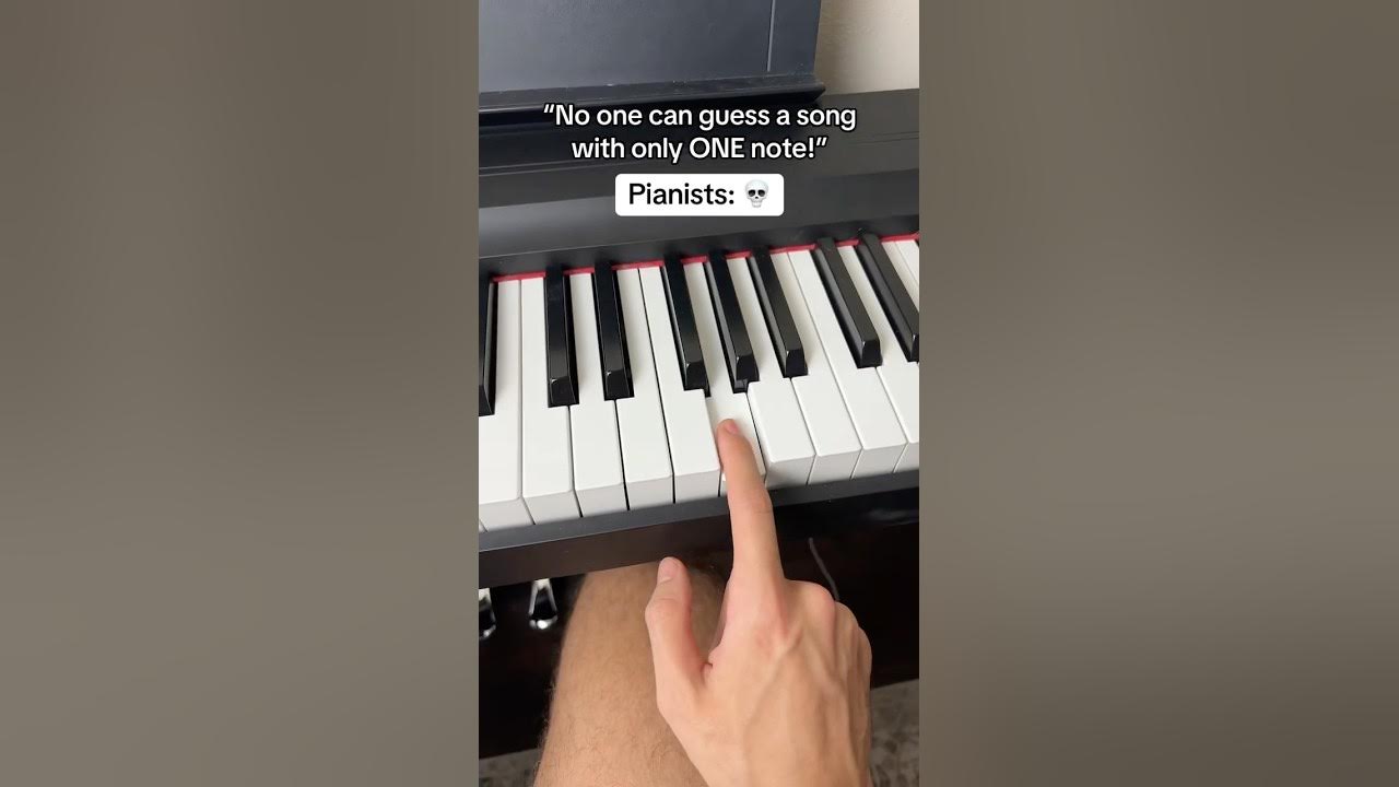 Can You Guess This Song on Piano With Only ONE Note?!🤔 #piano #tutorial #music Can You Guess This Song on Piano With Only ONE Note?!🤔 #piano #tutorial #music