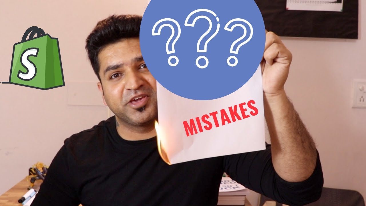 3 MISTAKES TO AVOID IN SHOPIFY INDIA ECOMMERCE BUSINESS - SHOPIFY INDIA DROPSHIPPING GUIDE