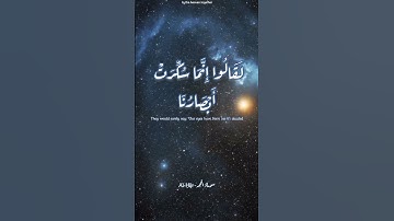 ✨ولقد جعلنا في السماء بروجا وزيناها للناظرين ✨#هزاع_البلوشي#تلاوة_خاشعة#قرآن#Quran#آيات#quranverses
