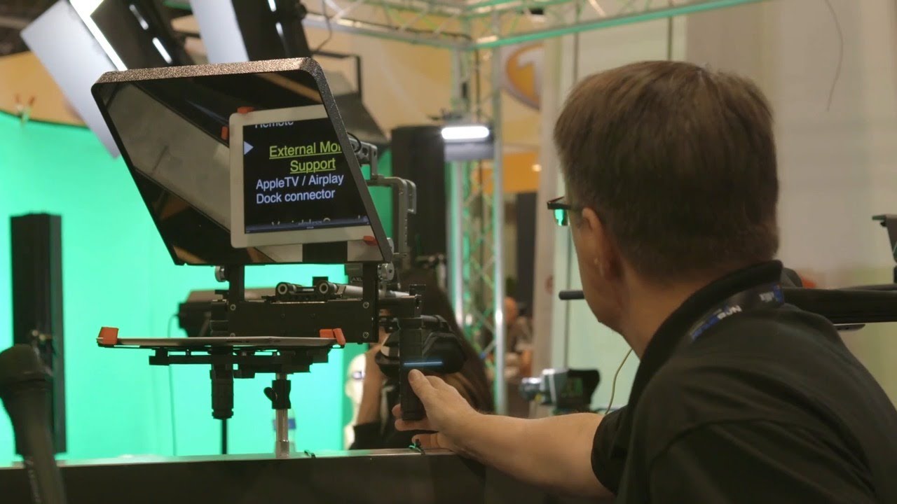 Prompter People iPad & Tablet Teleprompter Rig for Handheld Shooting ...