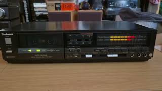 Technics RSB28R Stereo Cassette Deck (demo  no sound)