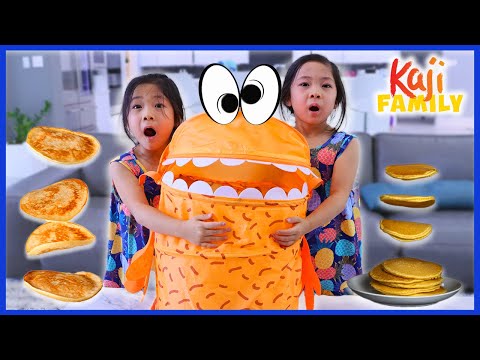 Pancake Monster Game With Emma And Kate