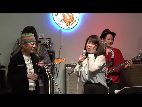 (^^♪ 男と女 / サンタクララ　cover☆ Beedolls Gt.Vo.菊谷英紀・Vo.おきちゃん ハチのムサシ LIVE