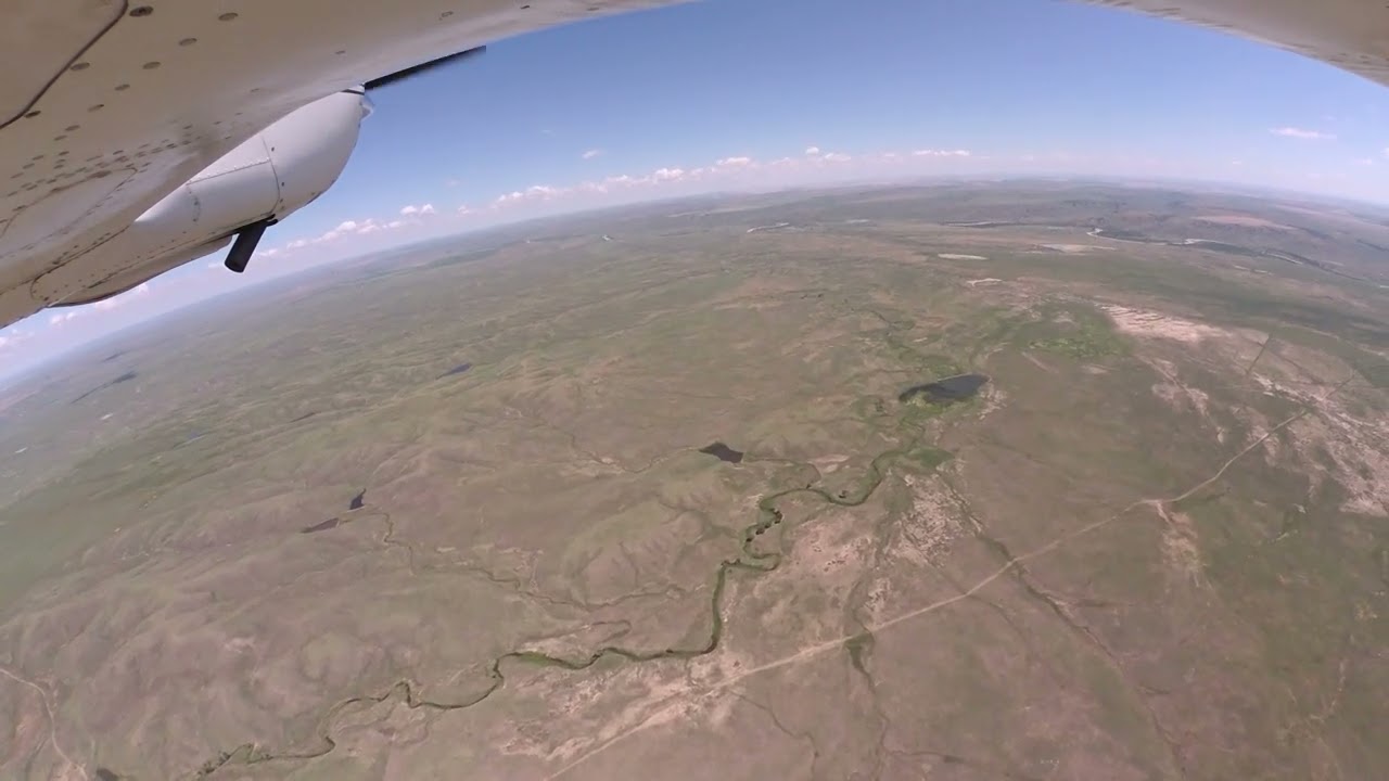 Flight over Badlands, June 25, 2023