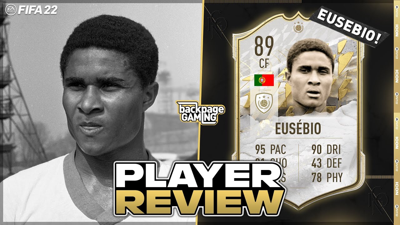 THE BEST STRIKER ON FIFA 22! 🎯 89 Base Icon Eusebio Player Review | FIFA 22 Ultimate Team