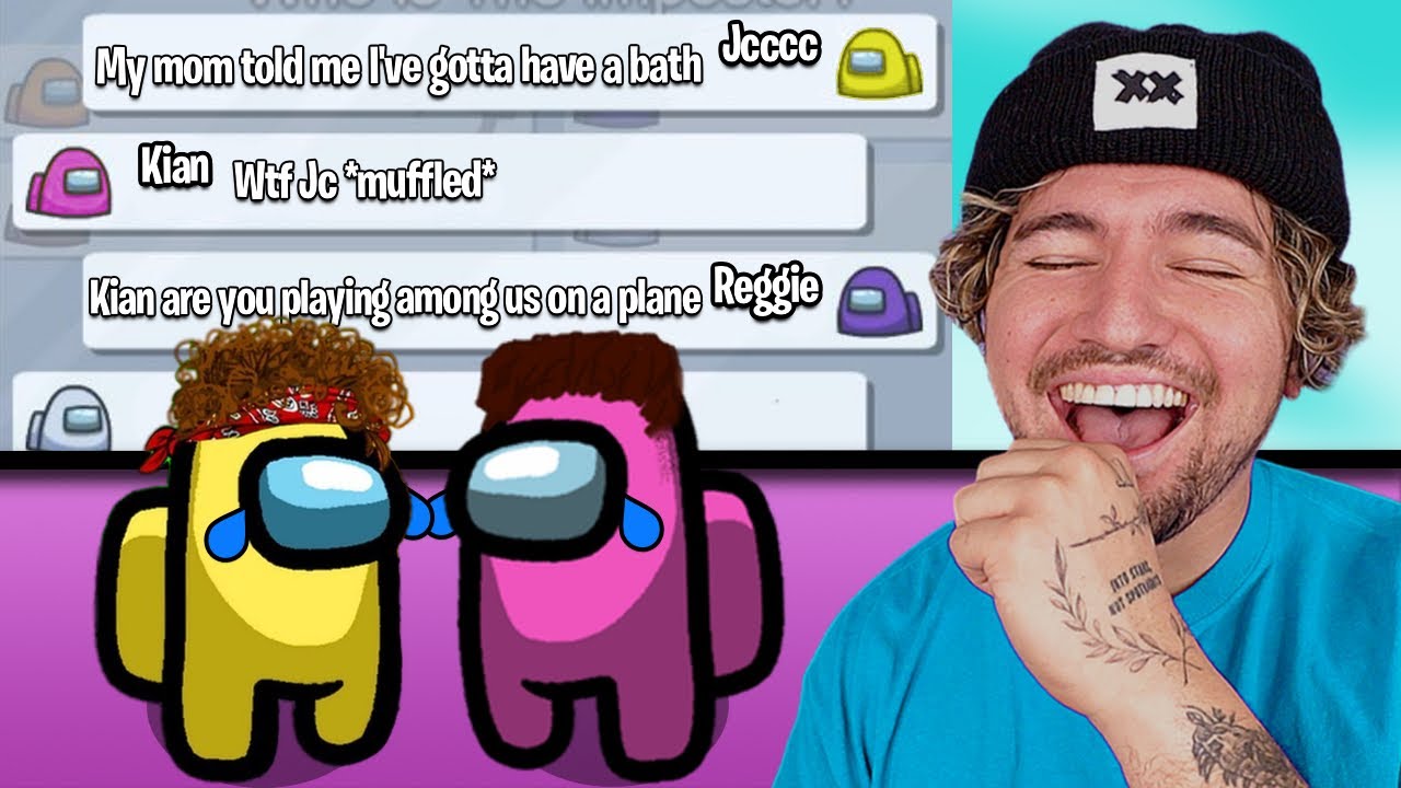 The most HILARIOUS DEAD CHAT in AMONG US… (Ft. Kian Lawley & More!)