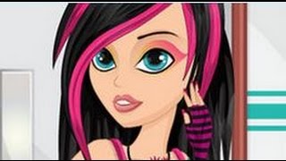 Aplique maquiagem  cabelo colorido em uma menina jogo-Apply colored hair makeup girl game screenshot 3