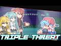 TRIPLE THREAT but TRIPLE BAKA & BF sing it!【Vocaloid】【Cover】