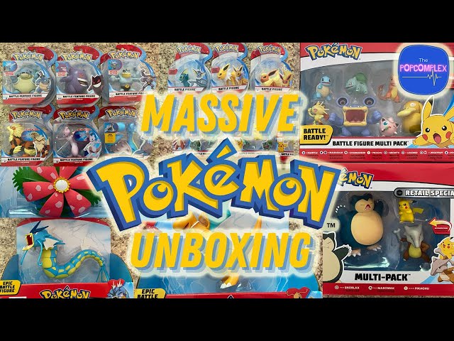 Massive Pokémon Battle Figure Unboxing u0026 Review! | Jazwares | Wicked Cool Toys class=