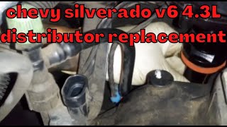 chevy silverado v6 4.3L distribrutor replacement