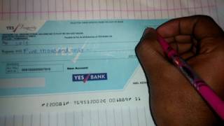 How To Draw Money Through Cheque - Draw Easy