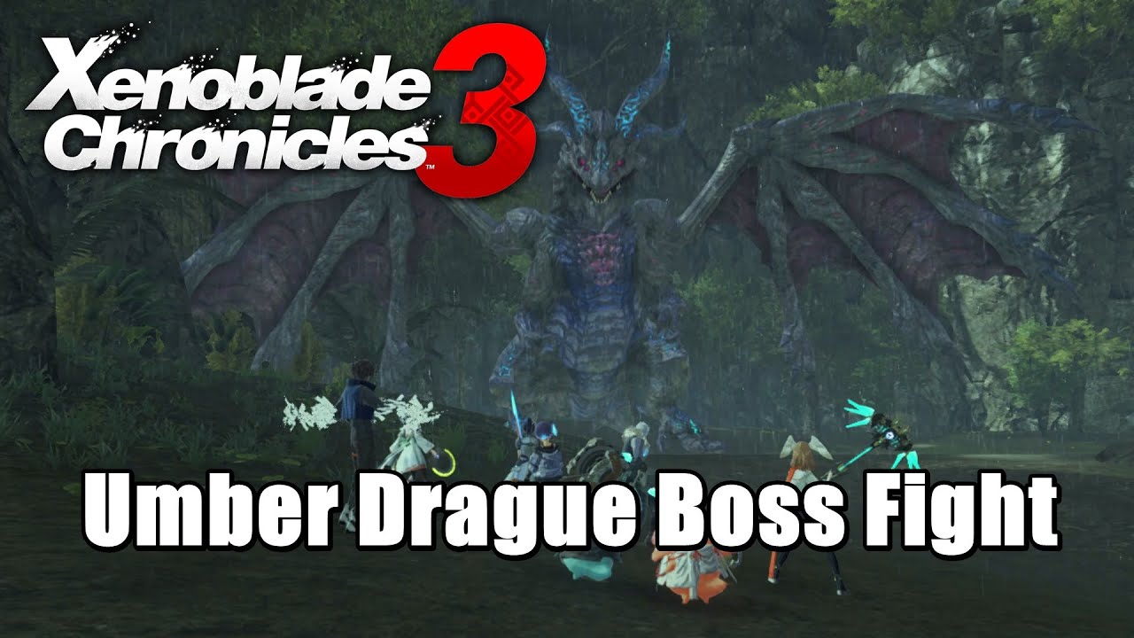 Xenoblade Chronicles 3 Umber Drague Boss Fight - Chapter 3 Saffronias