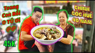 Funny Hùng Suýt Ngã Ngựa Với Tô BÚN BÒ O TÚ Chính Gốc Huế Đầy Ắp Topping Thịt Bao Nhiều.