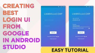 Creating a login page in Android Studio