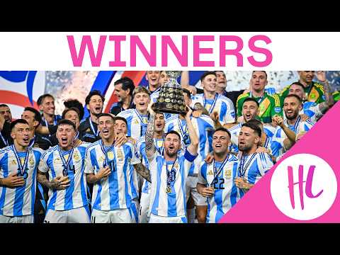 ARGENTINA WINS COPA AMERICA!