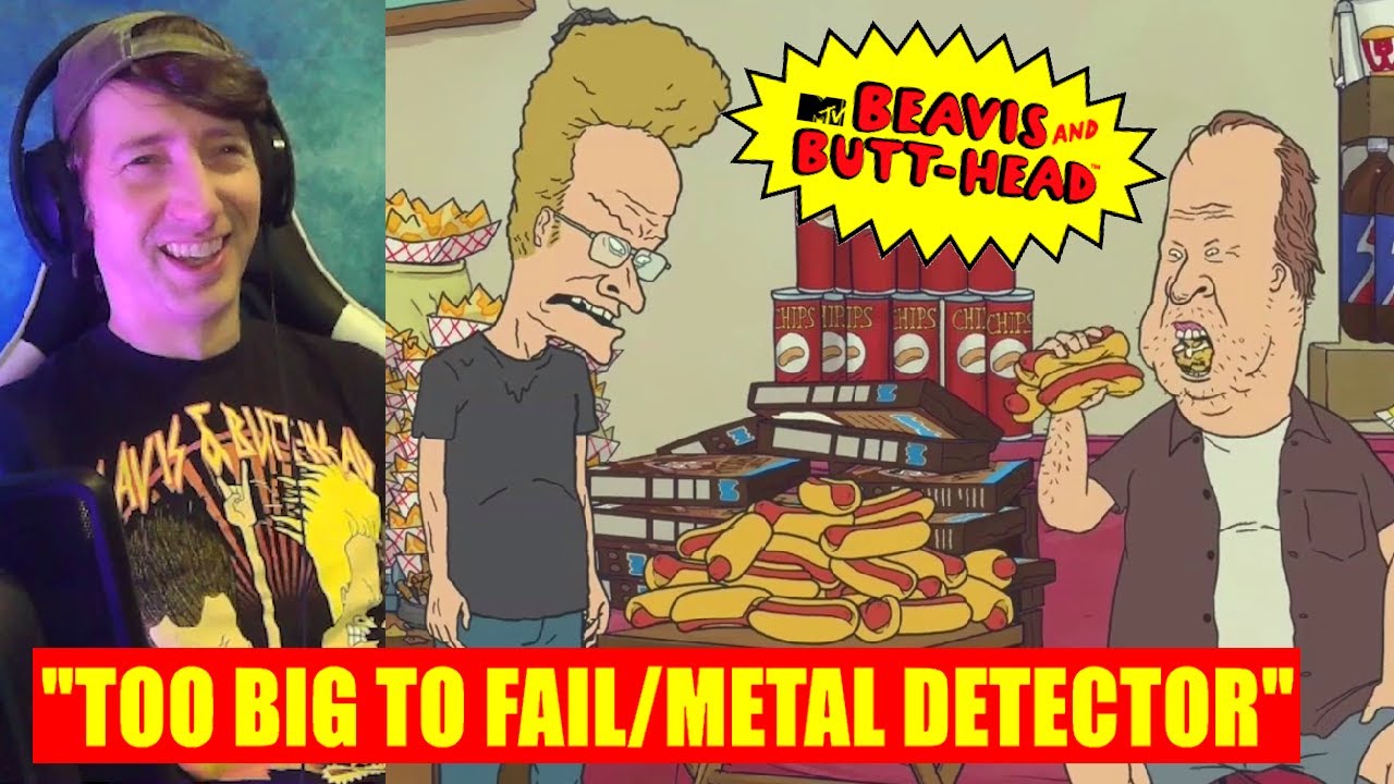 Реакция на 6 серию «Слишком крут, чтобы рухнуть/Металлоискатель» сериала «Бивис и Баттхед» (2025)...