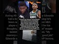 Anthony Edwards Blushes at Being Named One of NBA's Hottest Players#AnthonyEdwards #NBAAllStar #duet