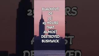 NYC Blackout of '77. #brooklyn #history #bushwick