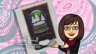 Stampin Up! Snow Globe Scene Card