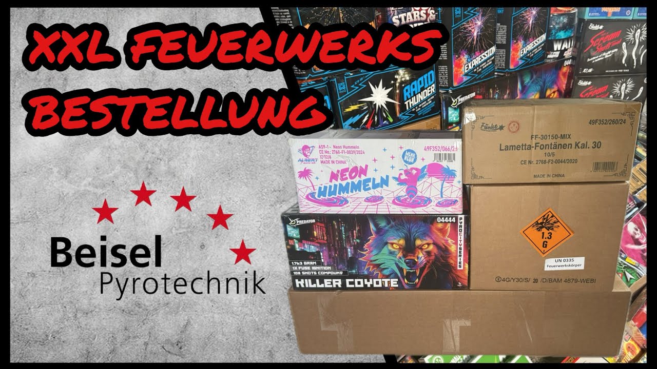 XXL BEISEL PYROTECHNIK UNBOXING I PREMIUM WARE I 688€