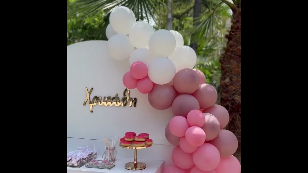 Στολισμός βάπτισης με λουλούδια