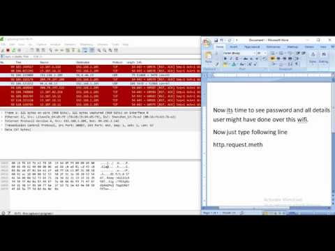 How to steal Passwords over public wifi